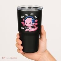 Axolotl Gaming Anime Video Game Pew Gamer Tumbler thumb 2
