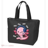 Axolotl Gaming Anime Video Game Pew Gamer Tote Bag thumb 3