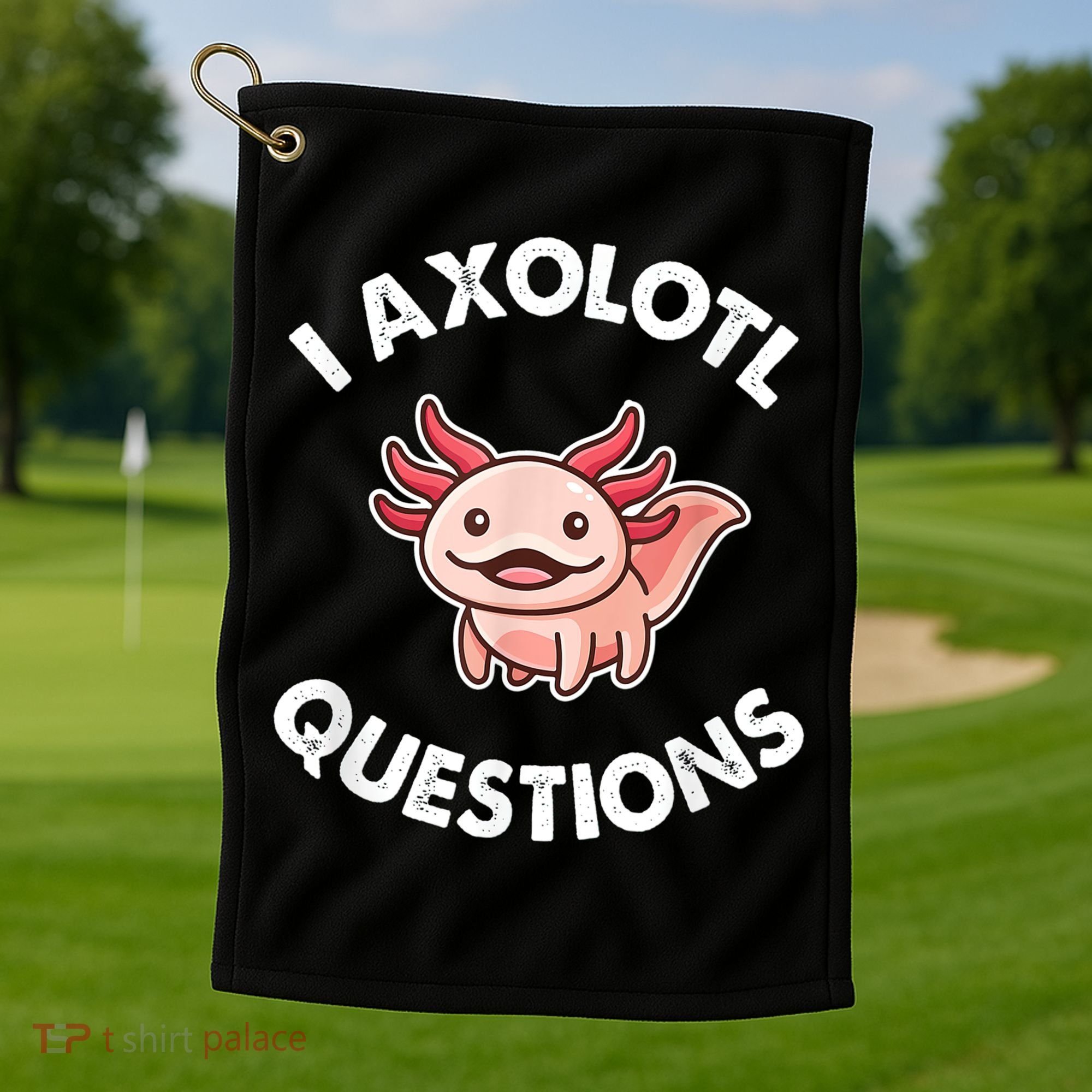 Axolotl Gift Golf Towel