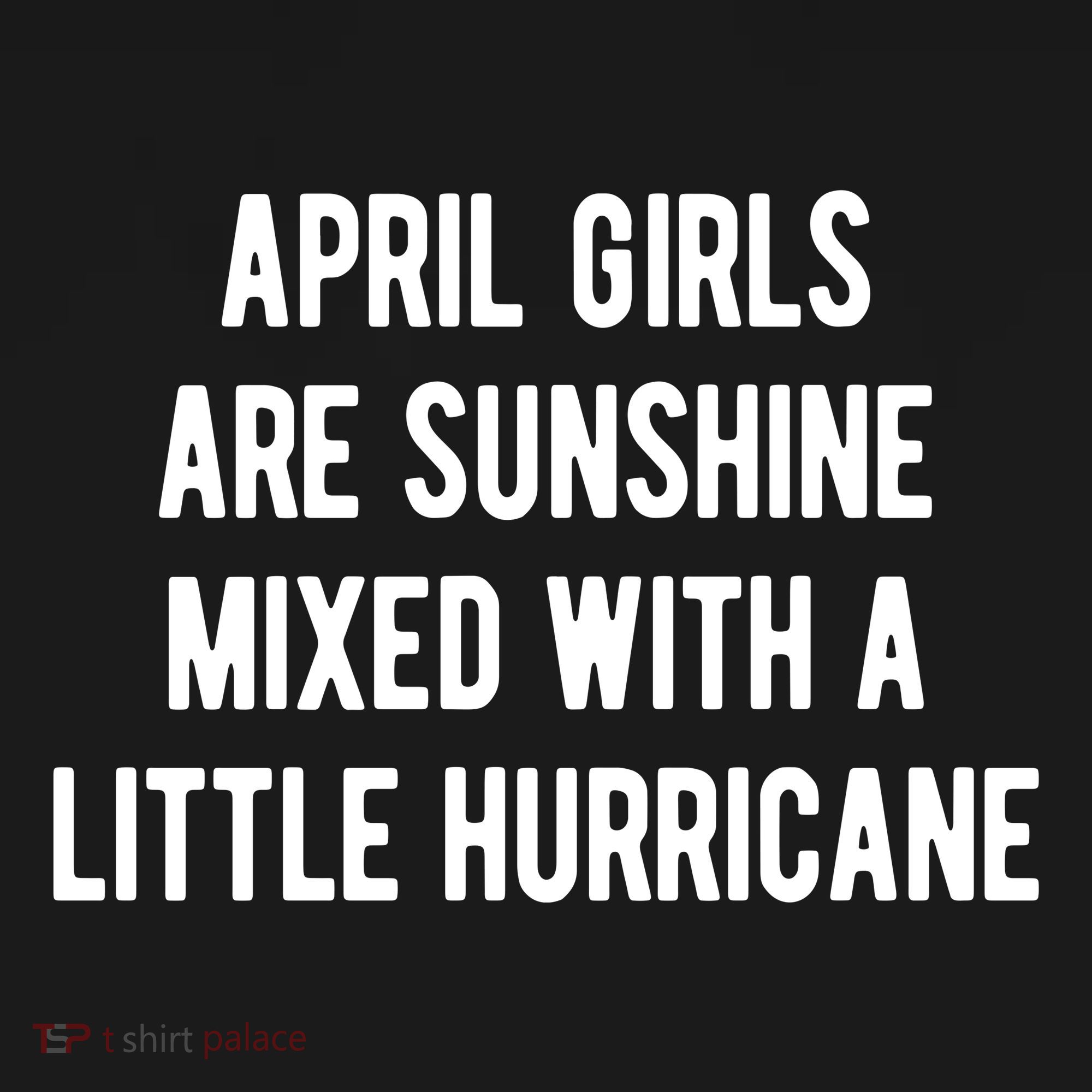 April Girls Are Sunshine Mixed With A Little Hurricane Birthday Women's Tank Top