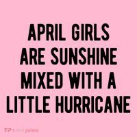 April Girls Are Sunshine Mixed With A Little Hurricane Birthday T-Shirt thumb 7
