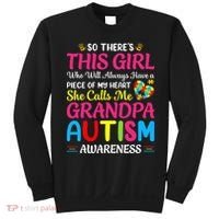 Autism Grandpa Autism Awareness Grandad Autism Motivation Sweatshirt thumb 0