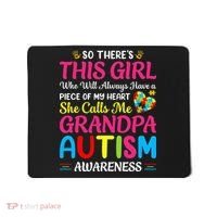 Autism Grandpa Autism Awareness Grandad Autism Motivation Mousepad thumb 0