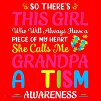 Autism Grandpa Autism Awareness Grandad Autism Motivation Santa Hat thumb 1
