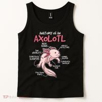 Axolotl Gift Axolotl Stuff Anatomy Of An Axolotl Tank Top thumb 2