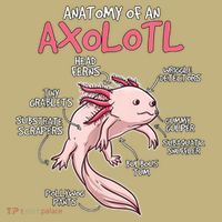 Axolotl Gift Axolotl Stuff Anatomy Of An Axolotl Long Sleeve Shirt thumb 2