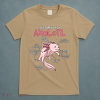 Axolotl Gift Axolotl Stuff Anatomy Of An Axolotl T-Shirt thumb 5