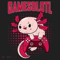 Axolotl Gamer Apparel Co. Gamer Axolotl Lover Cute Axolotl Gaming Retro Video Gamer Women's Sweatshirt thumb 2
