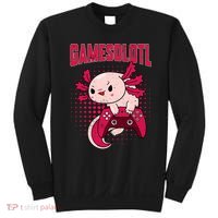 Axolotl Gamer Apparel Co. Gamer Axolotl Lover Cute Axolotl Gaming Retro Video Gamer Sweatshirt thumb 0