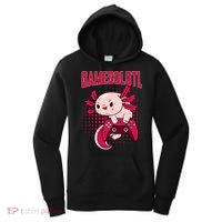 Axolotl Gamer Apparel Co. Gamer Axolotl Lover Cute Axolotl Gaming Retro Video Gamer Women's Hoodie thumb 0