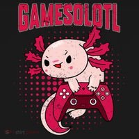 Axolotl Gamer Apparel Co. Gamer Axolotl Lover Cute Axolotl Gaming Retro Video Gamer Women's Hoodie thumb 2