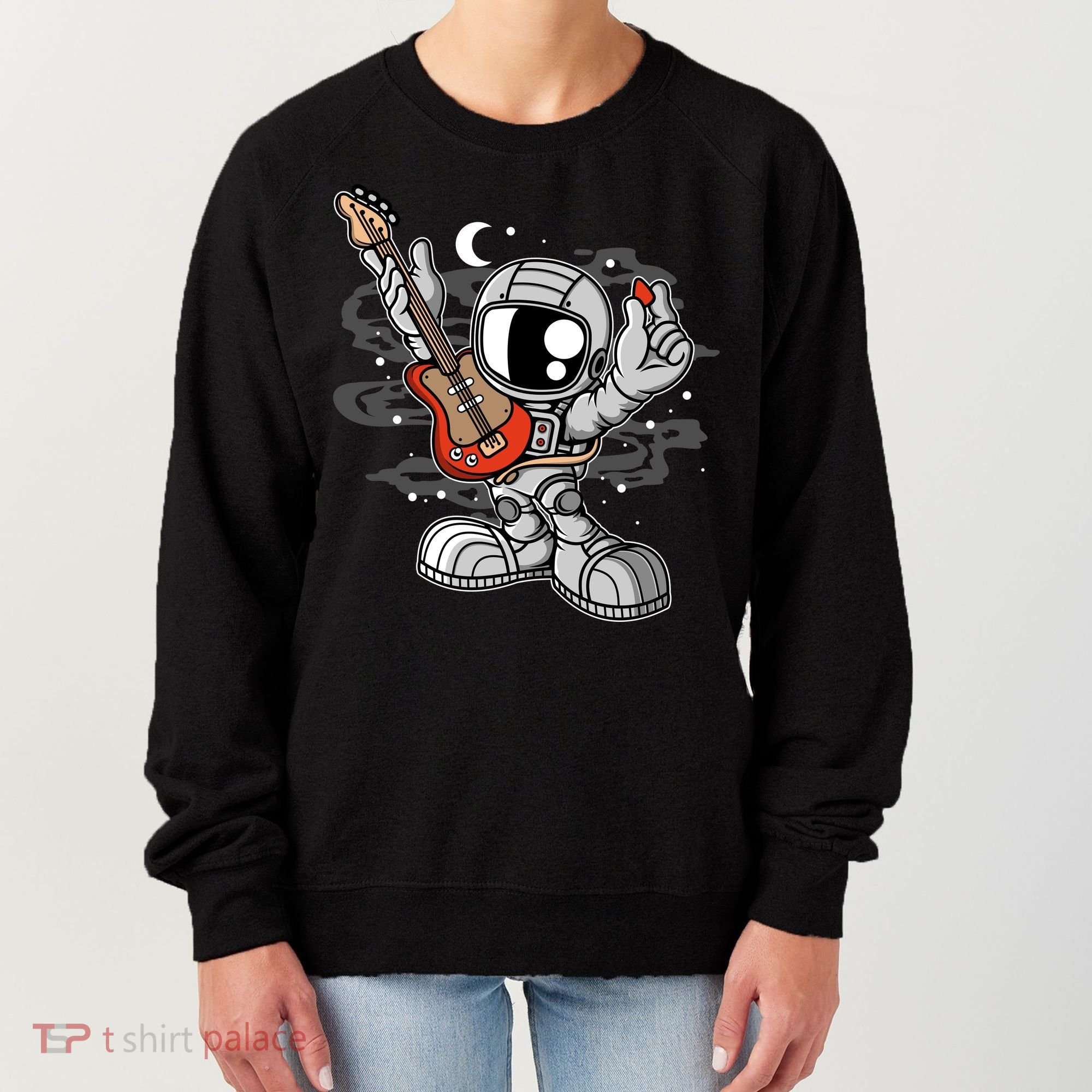 Astronaut Guitar Women's Sweatshirt
