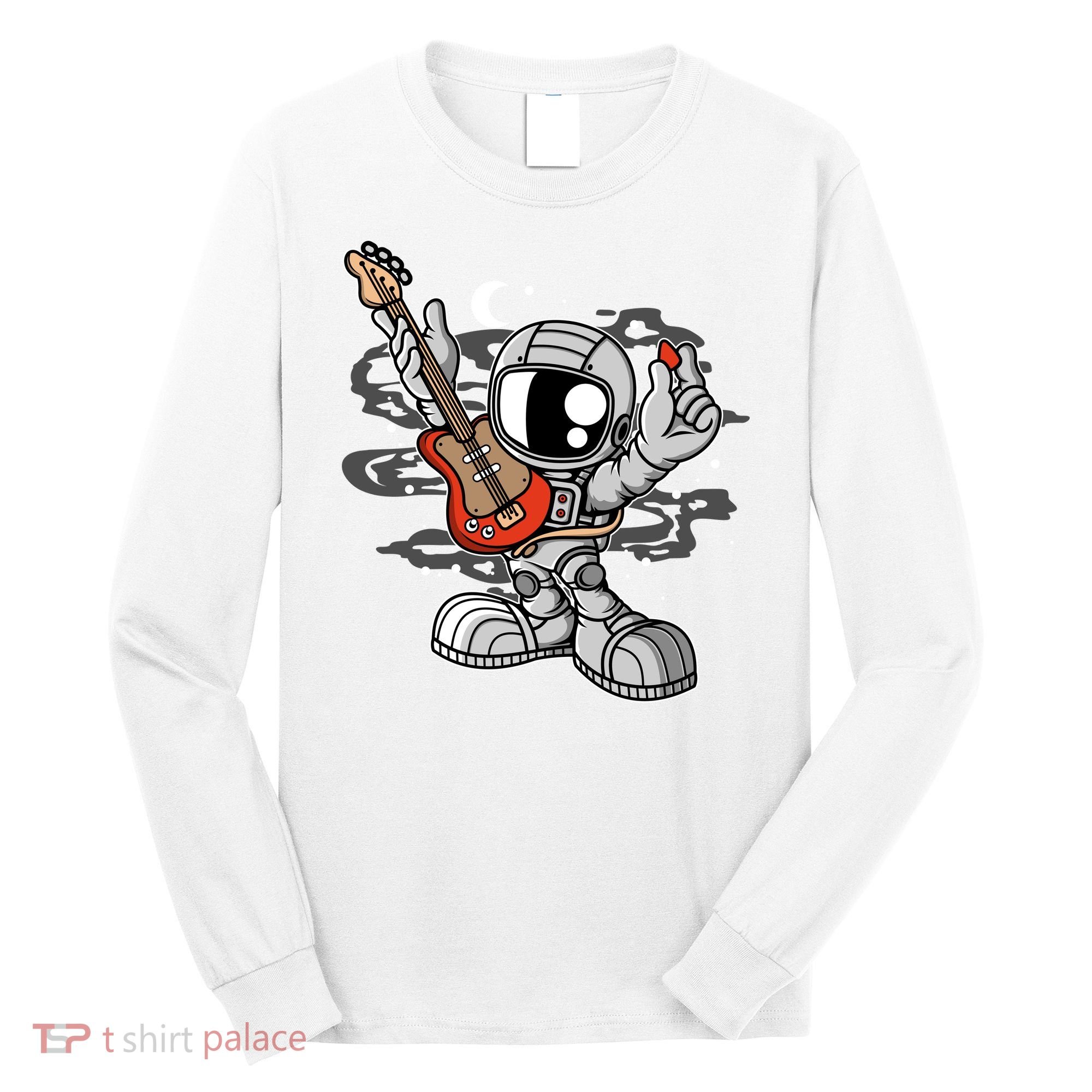 Astronaut Guitar Long Sleeve Shirt