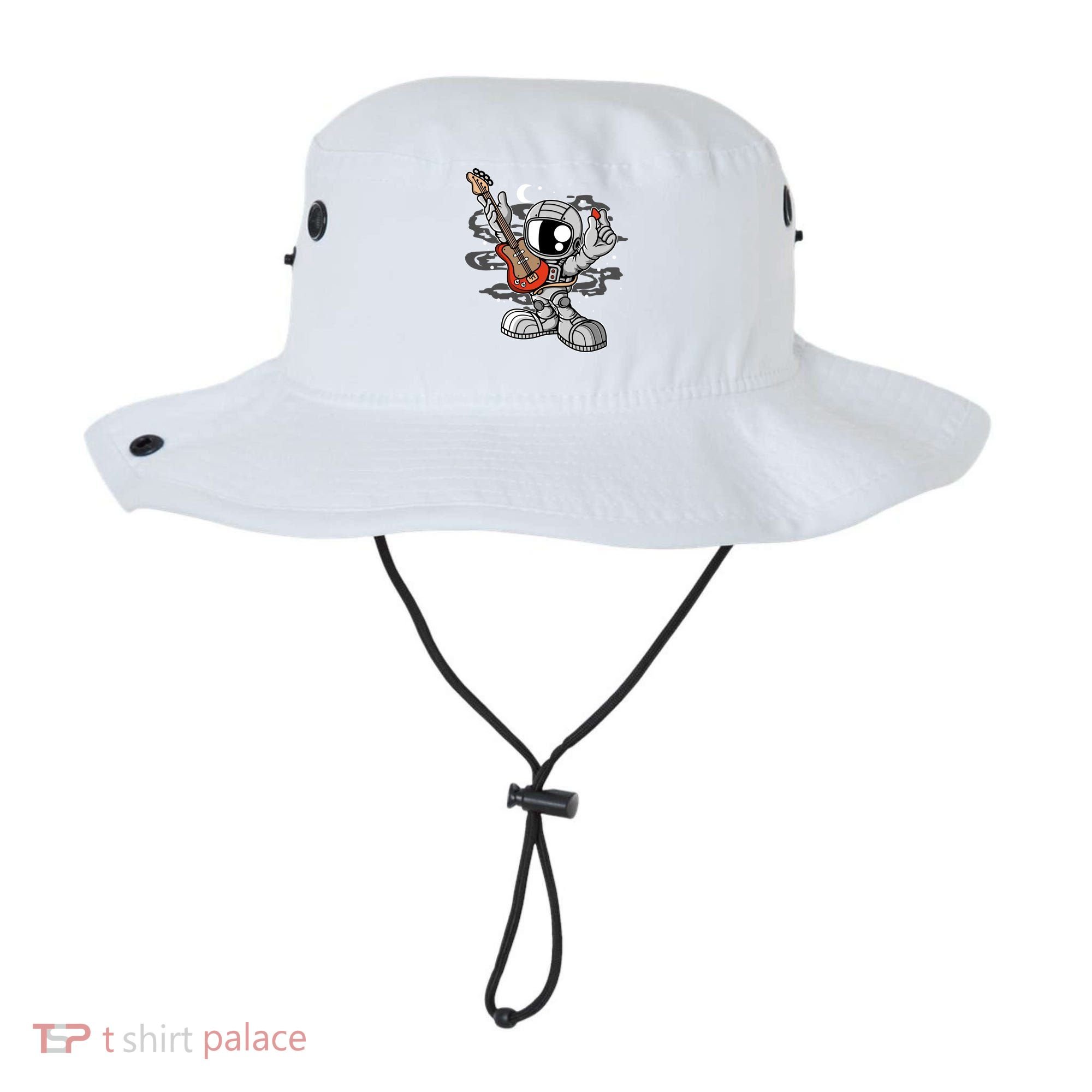 Astronaut Guitar Bucket Hat