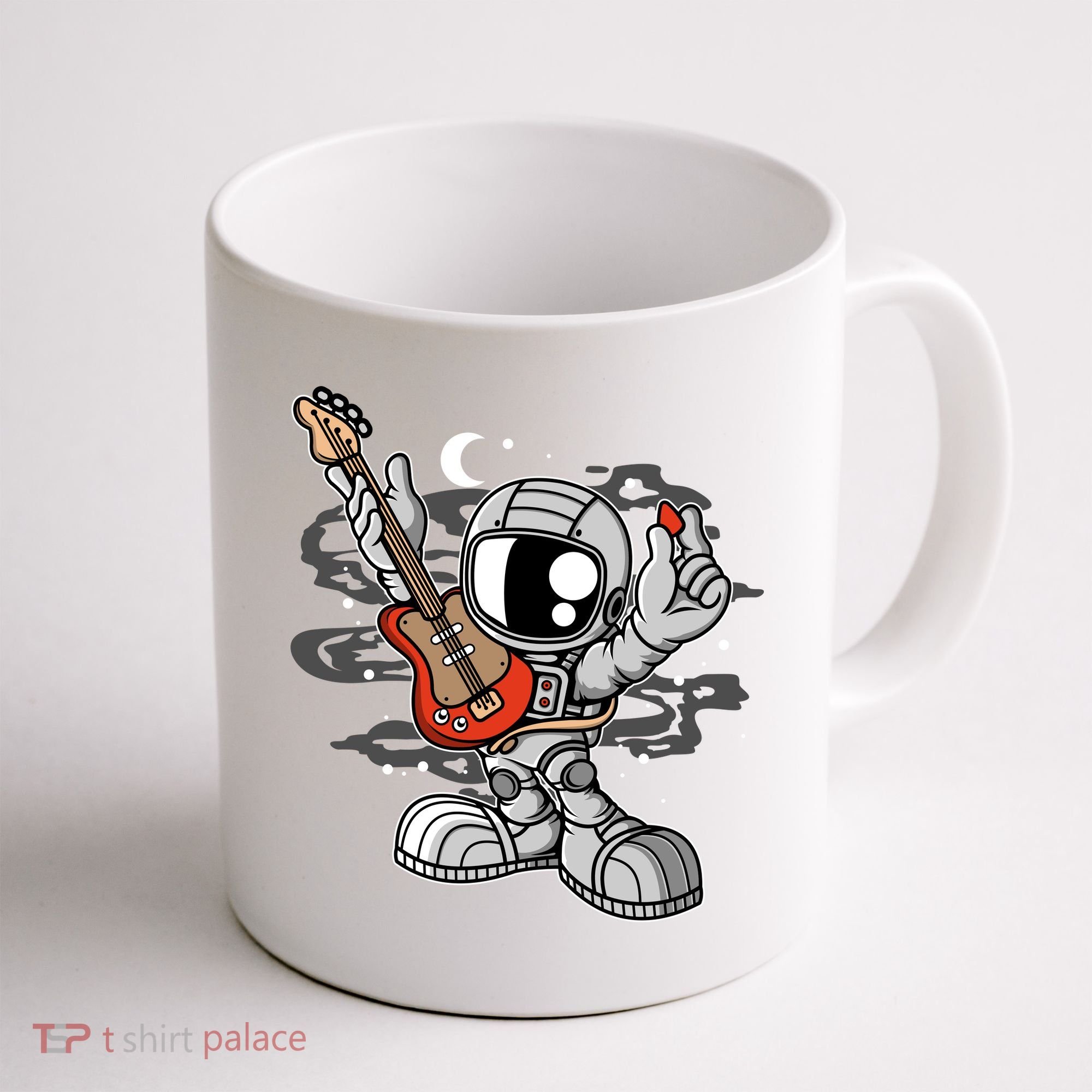 Astronaut Guitar Coffee Mug