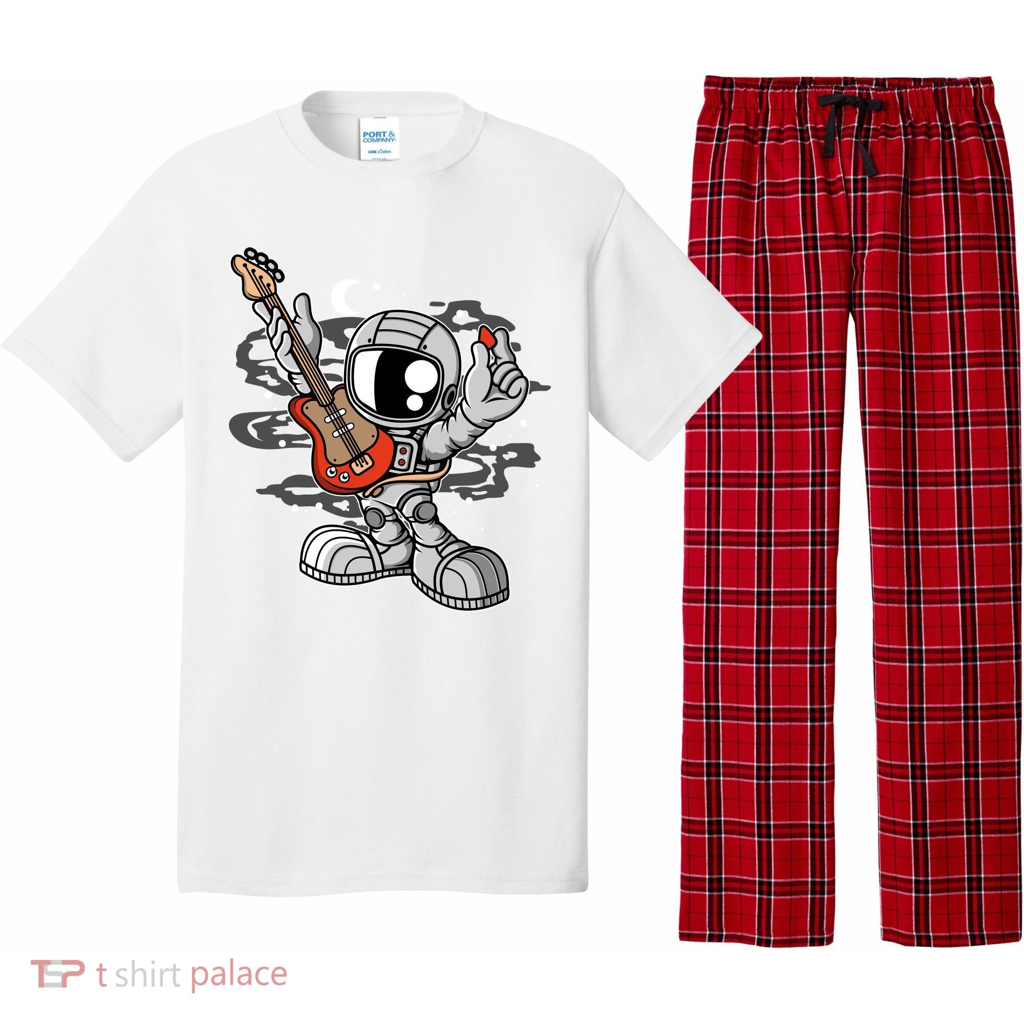 Astronaut Guitar Pajama Set