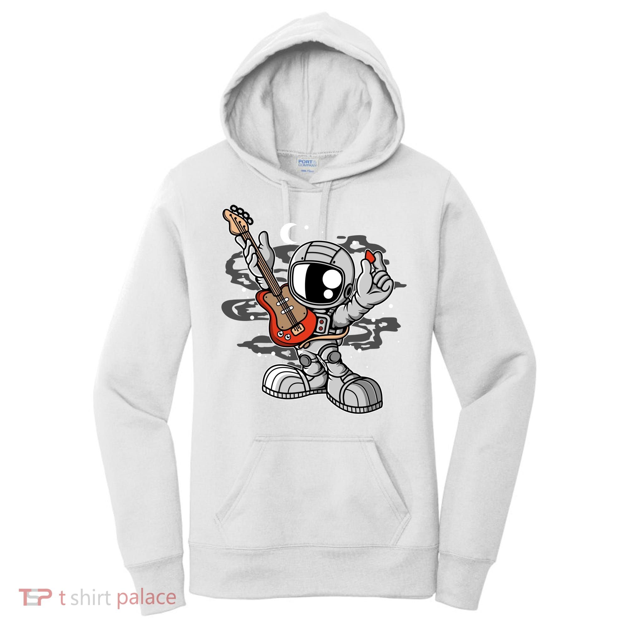 Astronaut Guitar Women's Hoodie