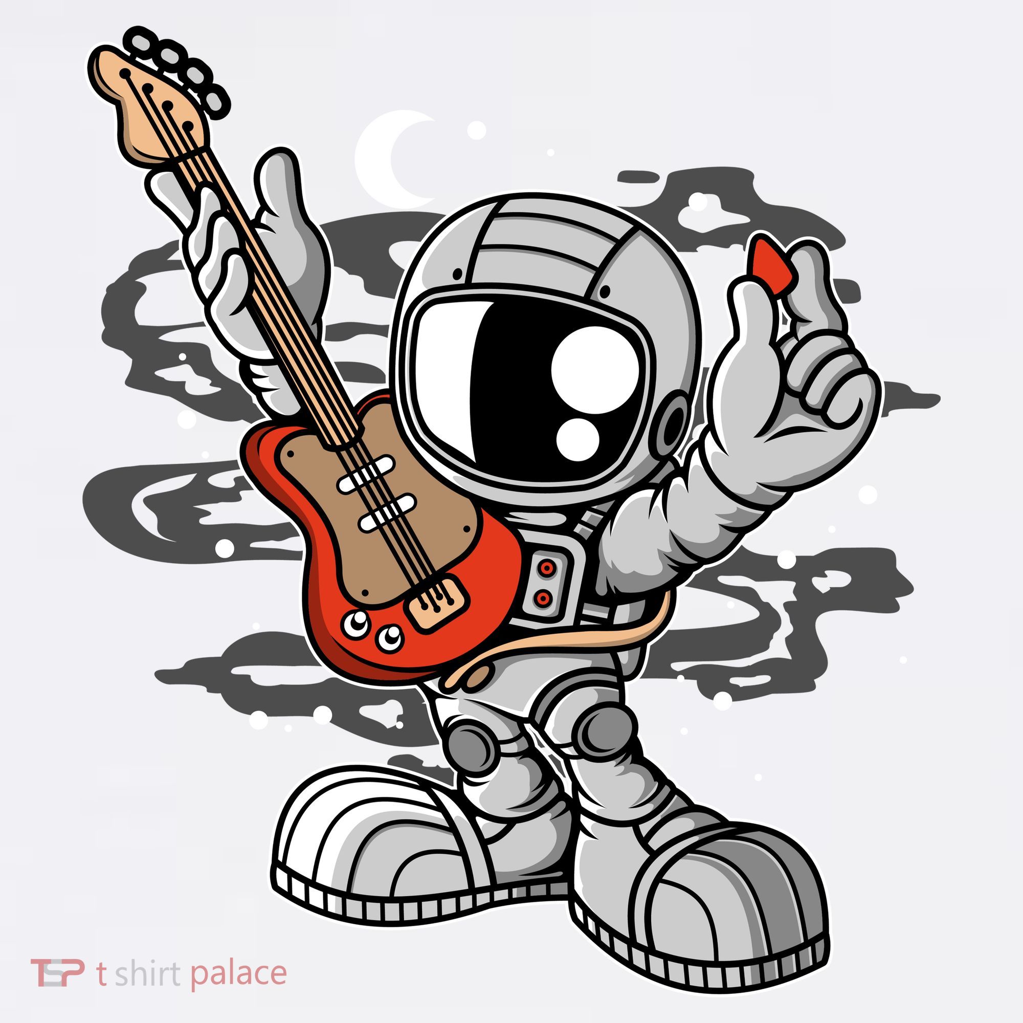 Astronaut Guitar Ornament