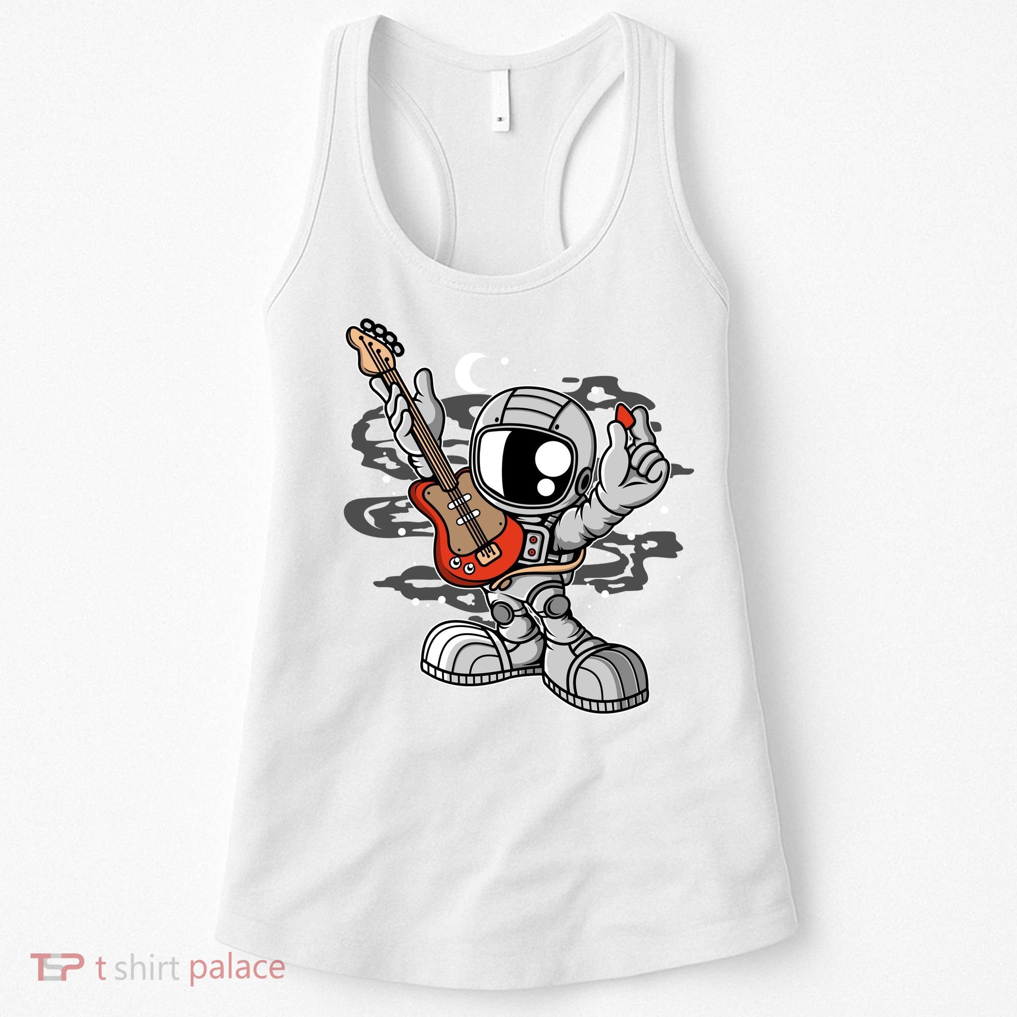 Astronaut Guitar Women's Tank Top
