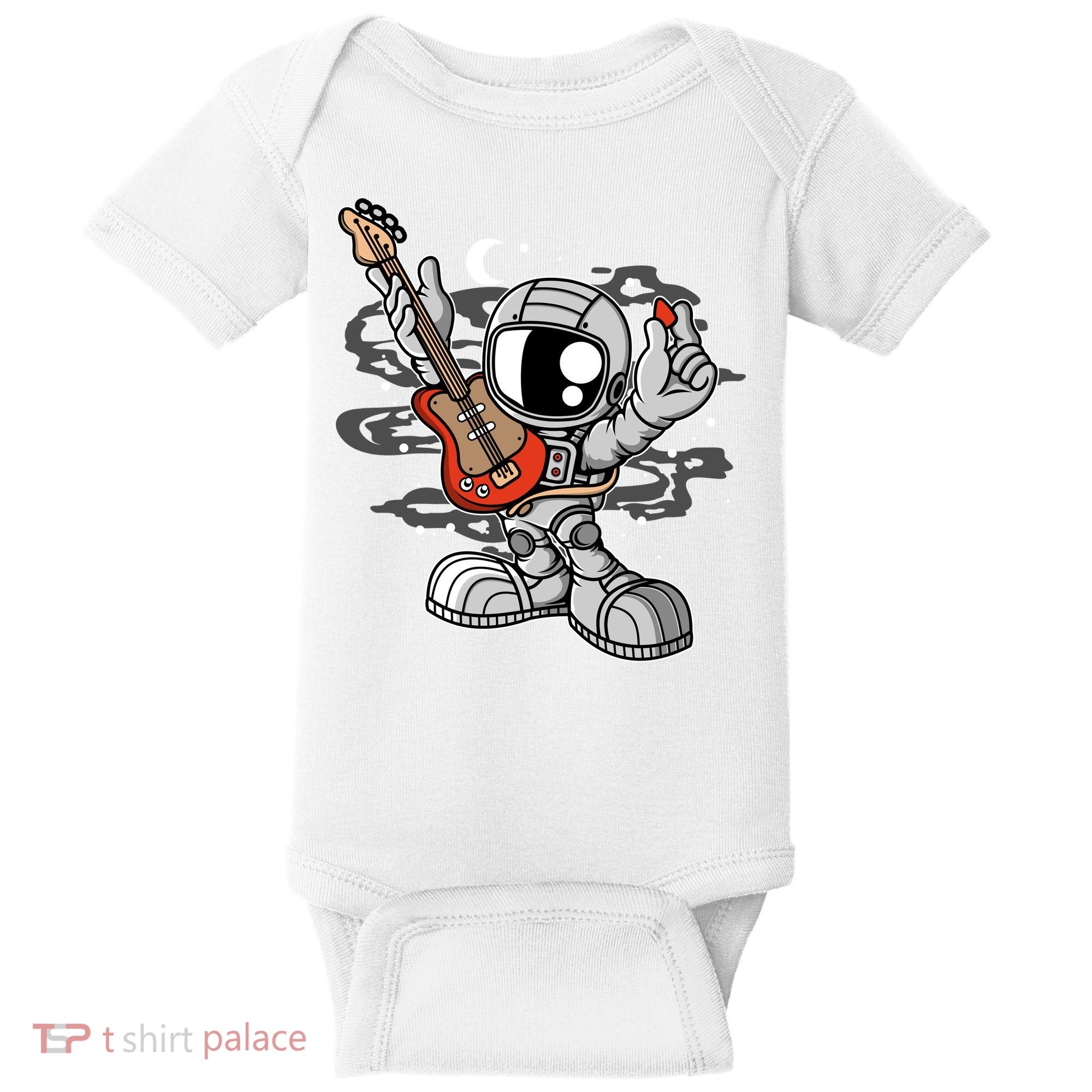 Astronaut Guitar Baby Bodysuit