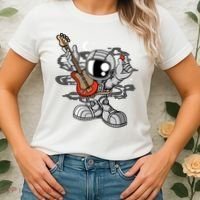 Astronaut Guitar Women's T-Shirt thumb 2