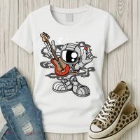 Astronaut Guitar Women's T-Shirt thumb 3