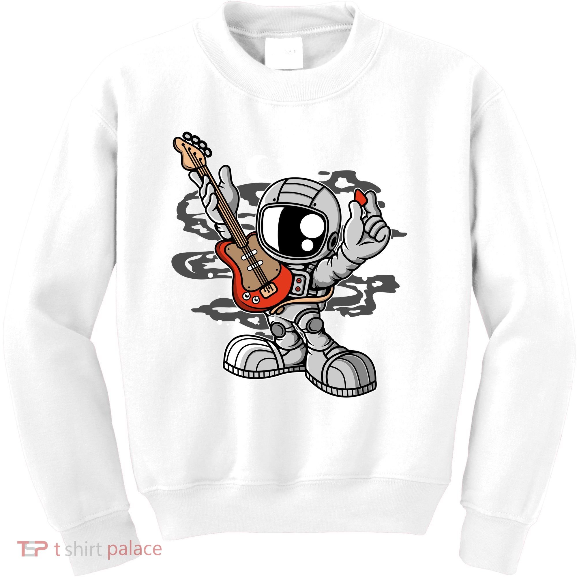 Astronaut Guitar Kids Sweatshirt