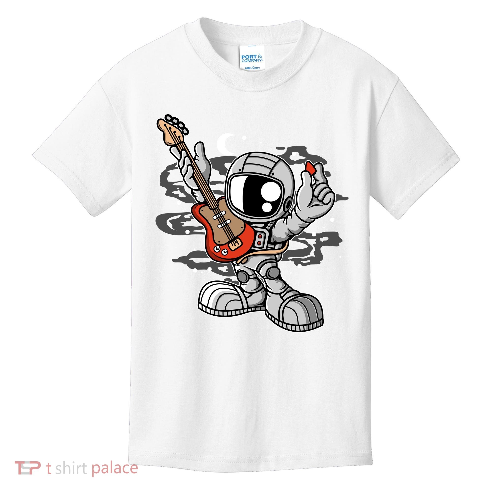 Astronaut Guitar Kids T-Shirt