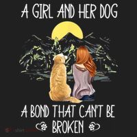 A Girl And Her Dog A Bond That Can't Be Broken Beanie thumb 2