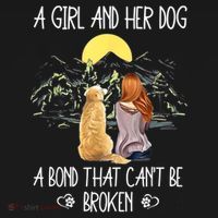 A Girl And Her Dog A Bond That Can't Be Broken Women's Hoodie thumb 2