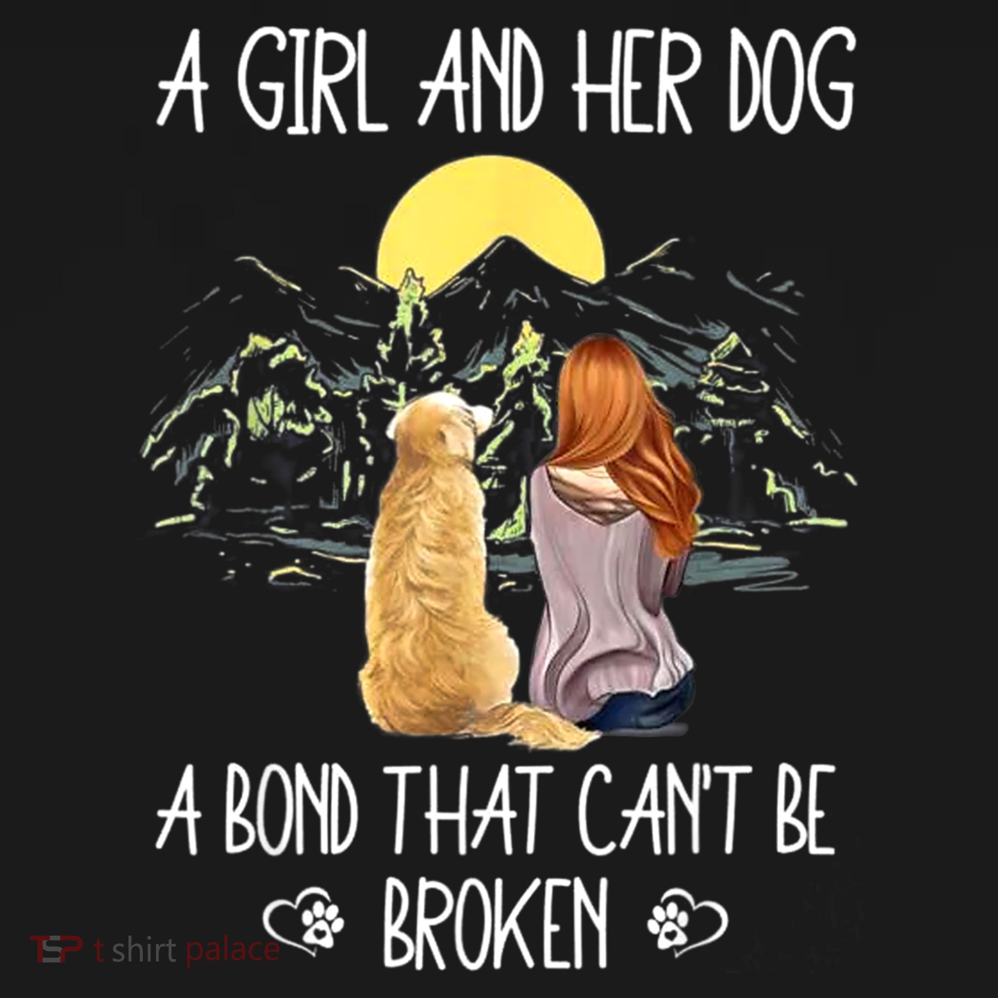 A Girl And Her Dog A Bond That Can't Be Broken Women's Hoodie