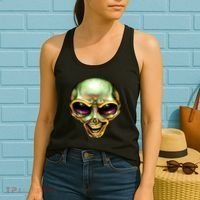 Alien Grin Women's Tank Top thumb 2