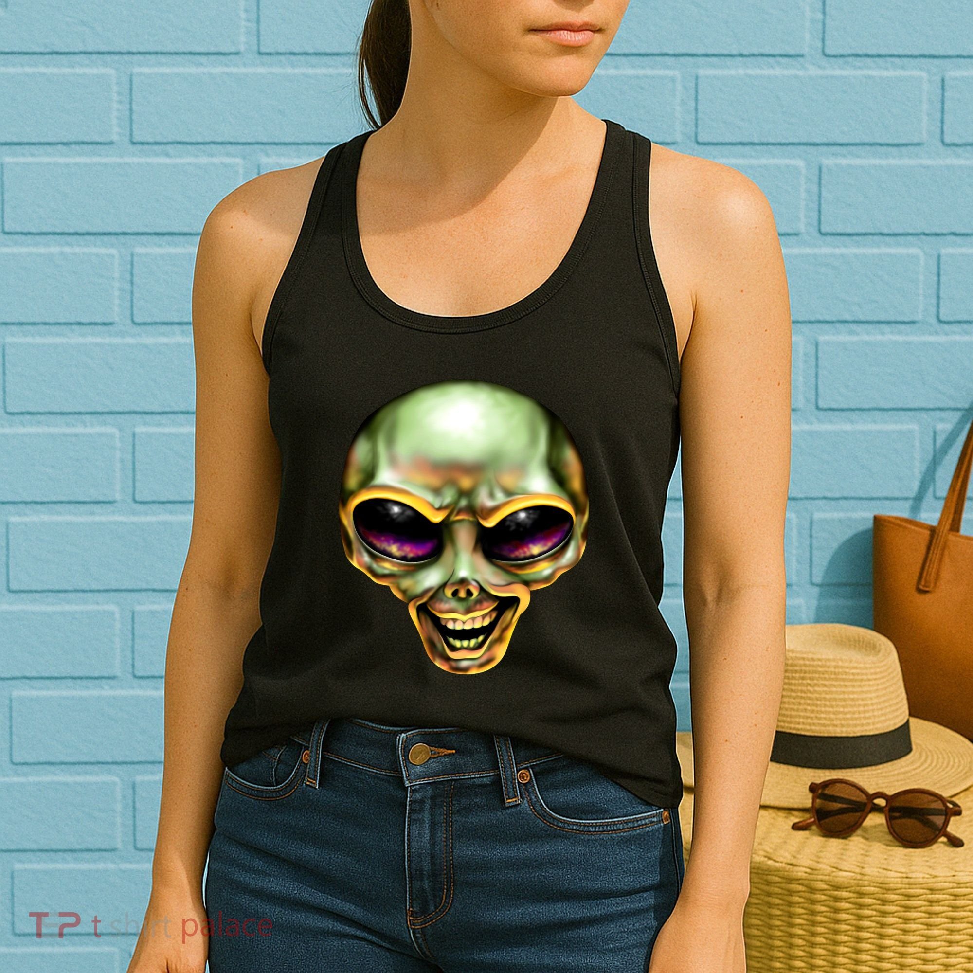 Alien Grin Women's Tank Top