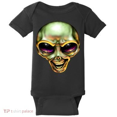 Alien Grin Baby Bodysuit