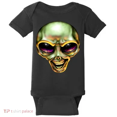 Alien Grin Baby Bodysuit