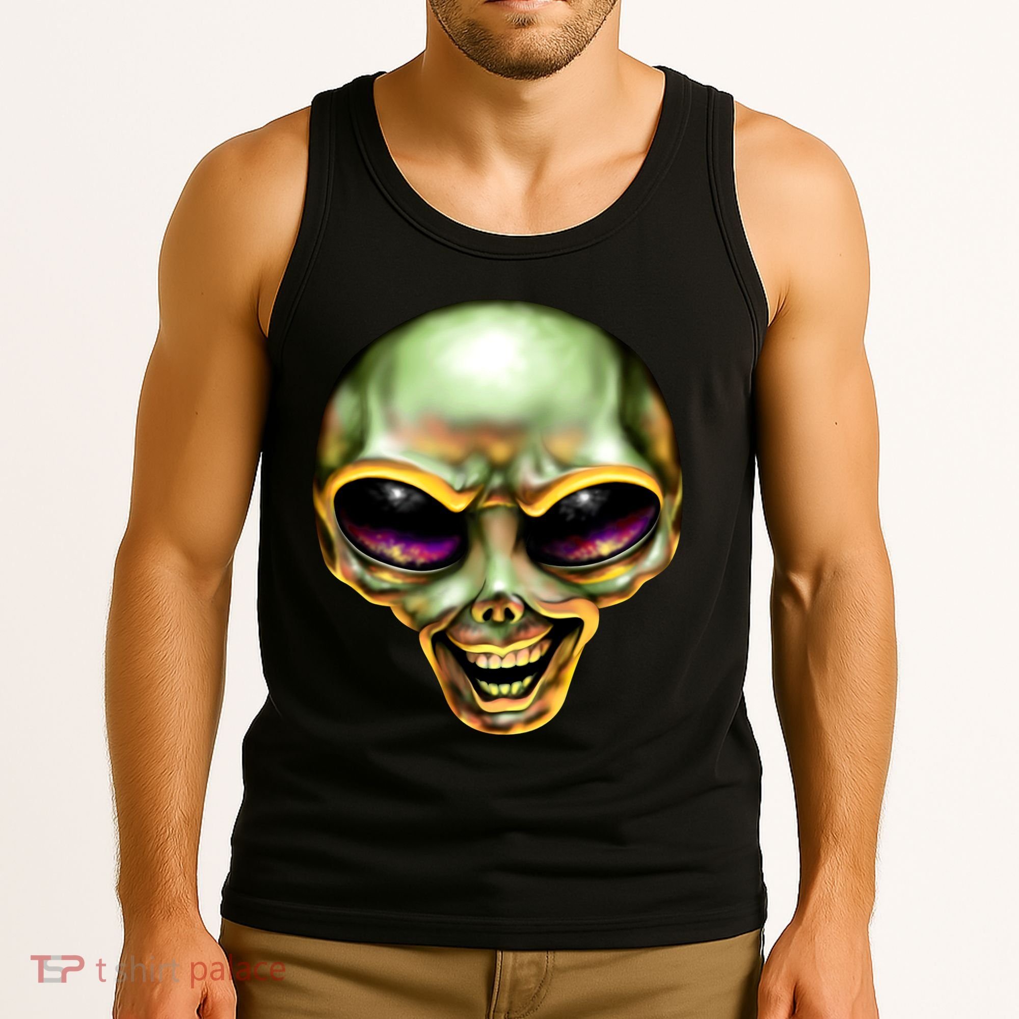 Alien Grin Tank Top