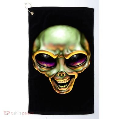 Alien Grin Golf Towel