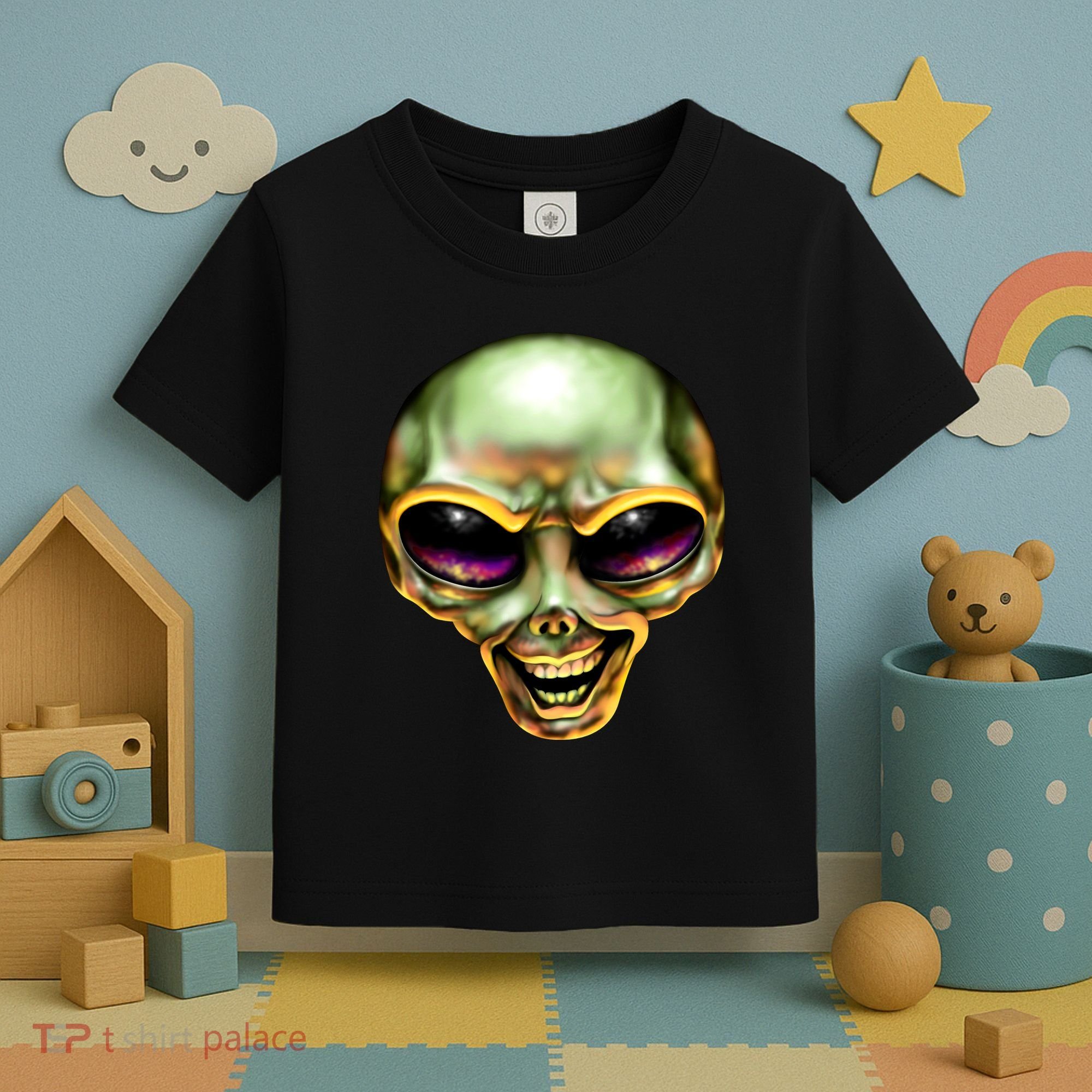 Alien Grin Toddler T-Shirt