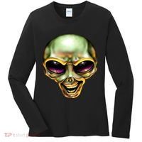 Alien Grin Women's Long Sleeve Shirt thumb 0