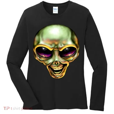 Alien Grin Women's Long Sleeve Shirt
