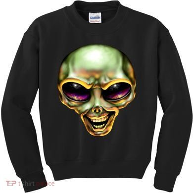 Alien Grin Kids Sweatshirt
