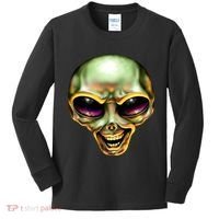 Alien Grin Kids Long Sleeve Shirt thumb 0