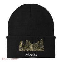 Atlanta Georgia Atl Peach State Skyline Panorama Beanie thumb 0