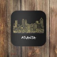 Atlanta Georgia Atl Peach State Skyline Panorama Coaster thumb 0