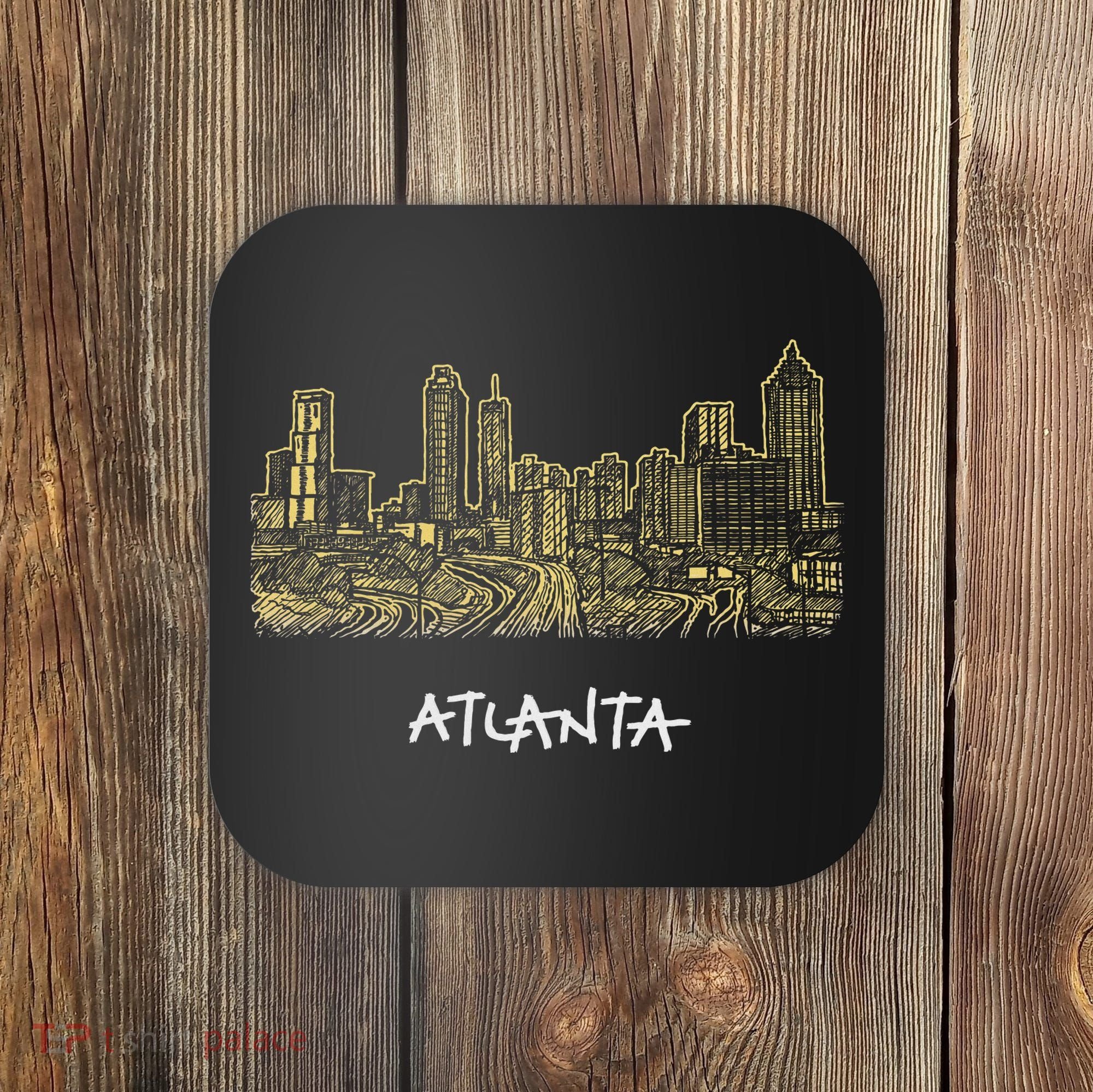 Atlanta Georgia Atl Peach State Skyline Panorama Coaster
