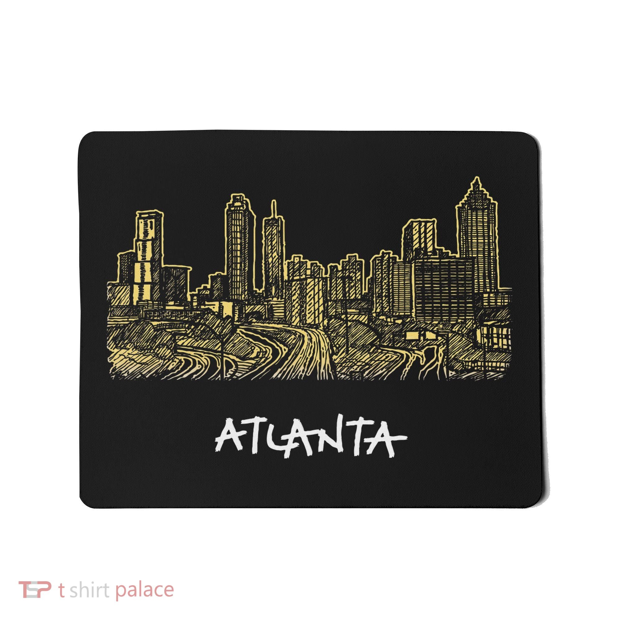 Atlanta Georgia Atl Peach State Skyline Panorama Mousepad