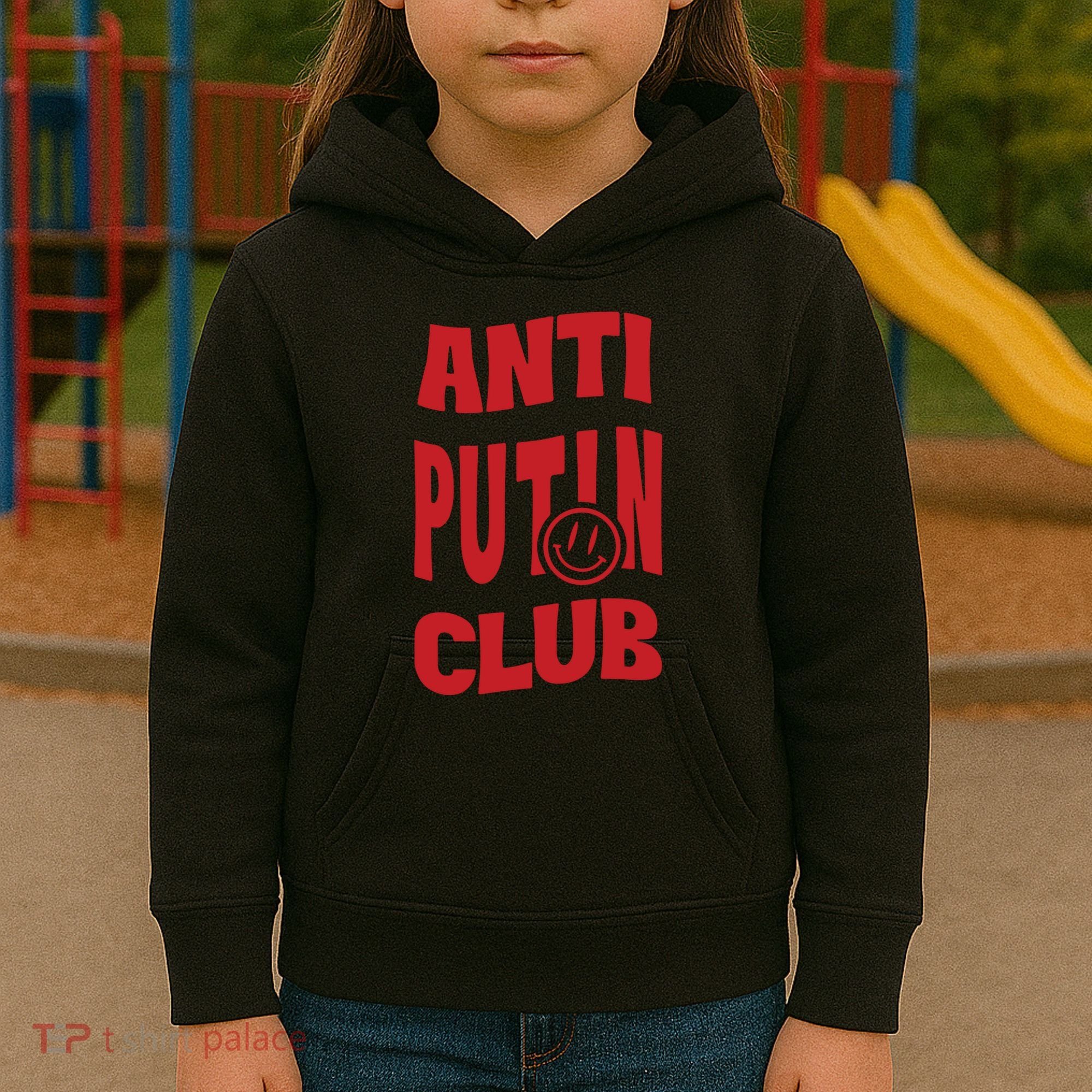 Anna Gvarishvili Anti Putin Club Kids Hoodie
