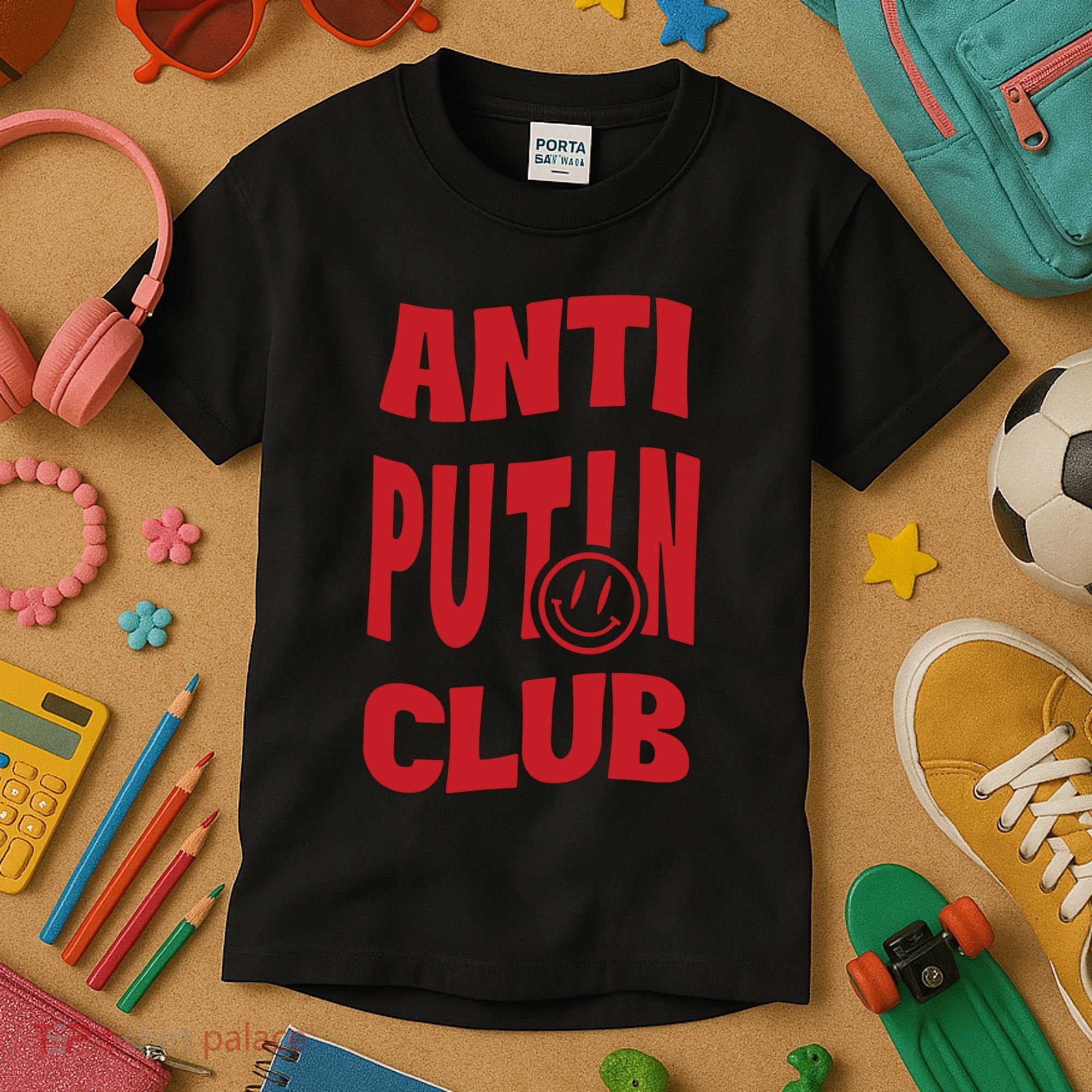 Anna Gvarishvili Anti Putin Club Kids T-Shirt
