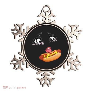 Anime Girl Ahegao Glizzy Hotdog Ornament