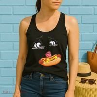 Anime Girl Ahegao Glizzy Hotdog Women's Tank Top thumb 2